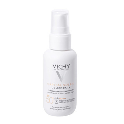 Vichy Capital Soleil Uv-Age Daily SPF50 Water Fluid Antifotoaging 40ml