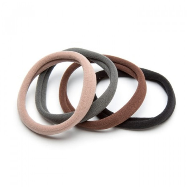 Inca Inca Dark Smooth Scrunchies 4 Units