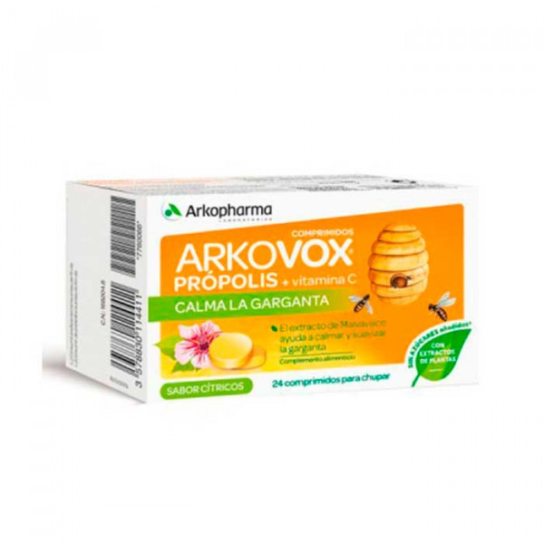 Arkopharma Arkovox Propolis Vitamine C 24 Comprimés Agrumes