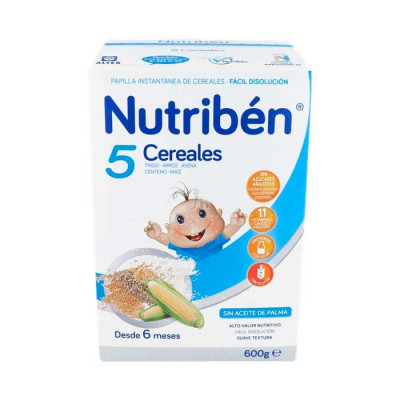 Nutribén Céréales de Croissance avec Lait 600g