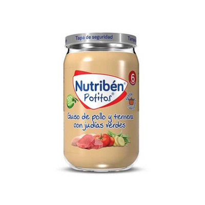 Nutribén Potito Poulet Boeuf et Haricots Verts 235g