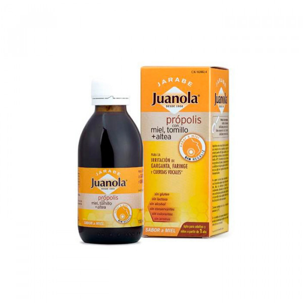 Juanola Sirop au Miel et au Thym de Propolis 150ml