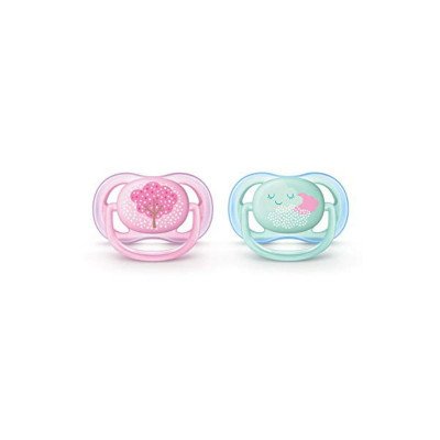 Avent 2 Ultra Air Sucettes En Silicone 0-6 Mois