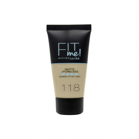 Maybelline Fit Me Matte Poreless Foundation 118 Nude 30ml