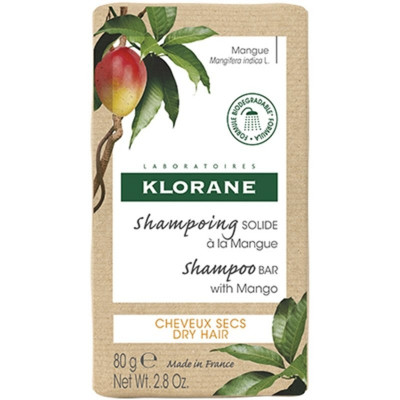 Klorane Mango Solid Shampoo 80gr