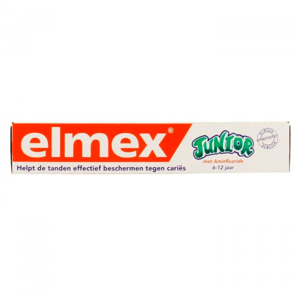 Elmex Dentifrice Junior 6-12 Ans 75ml