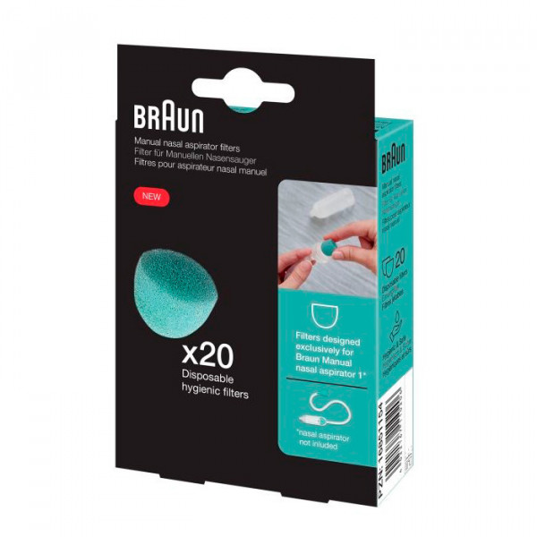 Braun Aspirateur Nasal Manuel Recharge Enfants 20U
