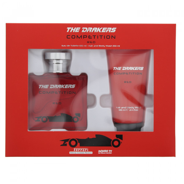 Ferrari The Drakers Competition Red Eau De Vaporisateur Spray 100ml Coffret 2 Produits