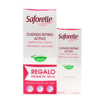 Saforelle Soins intimes 250ml 100ml Cadeau