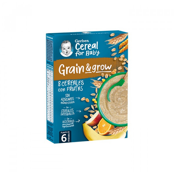 Gerber Papilla 8 Céréales Avec Fruits 250g