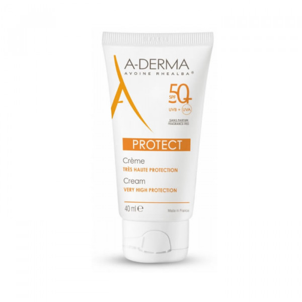 A-Derma Protect Crème Non Parfumée Spf50 40ml