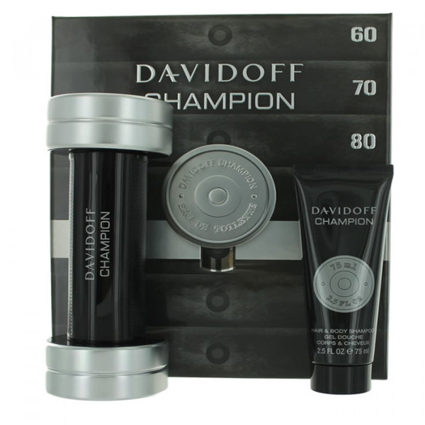 Davidoff Champion Eau De Toilette Vaporisateur 90ml Coffret 2 Produits