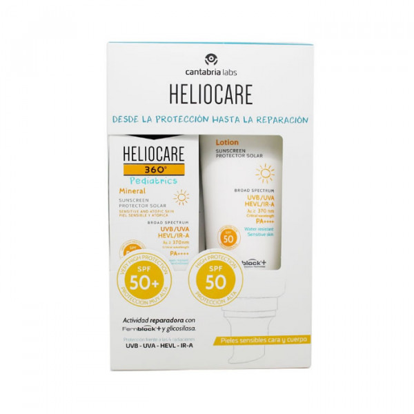 Heliocare 360 Pediatrics Locion 200ml Pediatrics Mineral 50ml