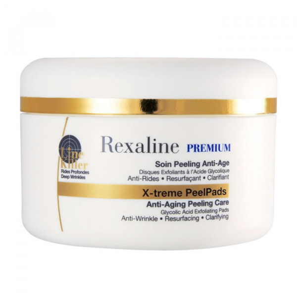 Rexaline Premium X-Treme PeelPads Line Killer Soin Peeling Anti-Age 30 Coussinet