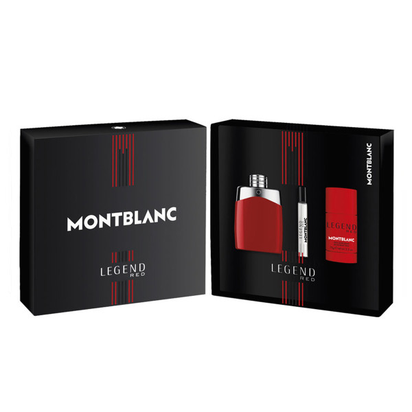 Coffret Montblanc Legend Red Eau de Parfum 100ml + Déodorant Stick 75g + Eau de Parfum 7.5ml