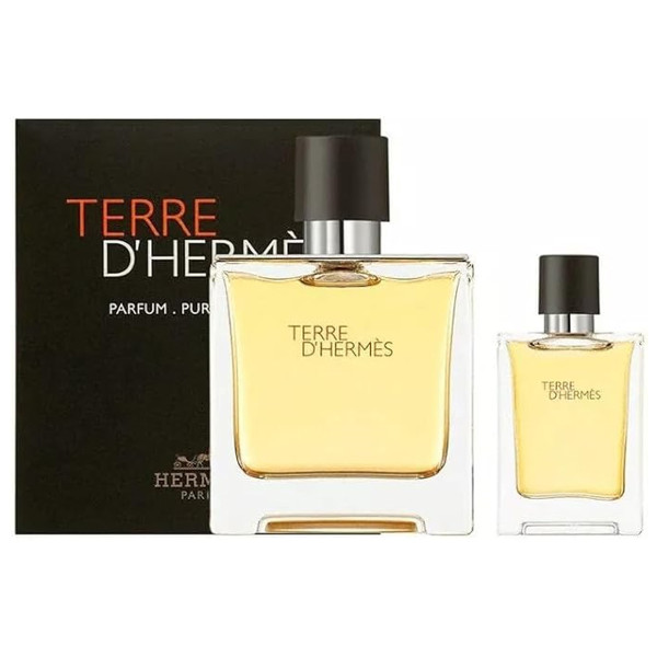 Coffret Hermès Terre D'Hermès : Parfum 75ml + Parfum 12,5ml
