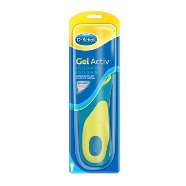 Scholl Gel Activ Semelles Quotidiens Hommes Taille 42-48