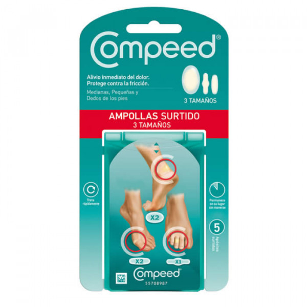 Pansements Ampoules Assortiment 5 Unités