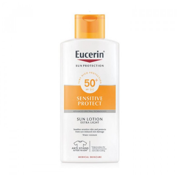 Eucerin Sensitive Protect Sun Lotion Extra Light Spf50 400ml