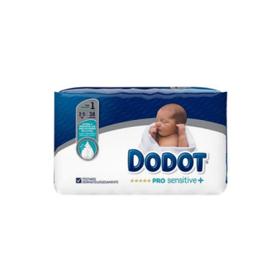 Dodot Pro Sensitive T-1 38 Unités