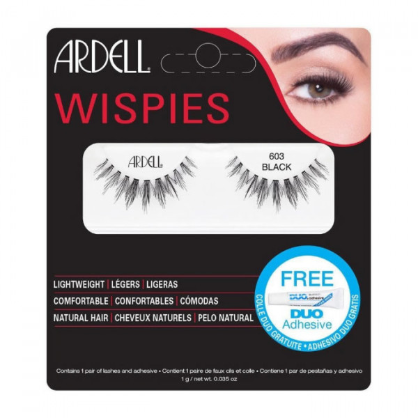 Ardell Wispies Faux Cils 603 Black Coffret 2 Produits