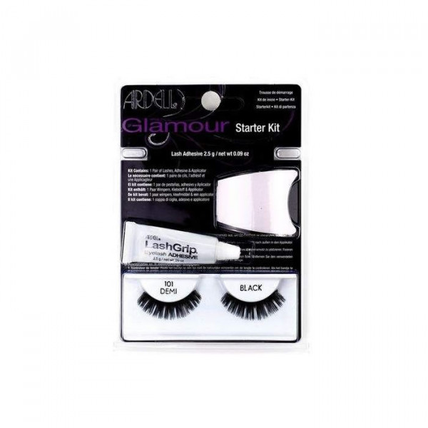 Ardell Glamour Faux Cils 101 Demi Black Coffret 3 Produits