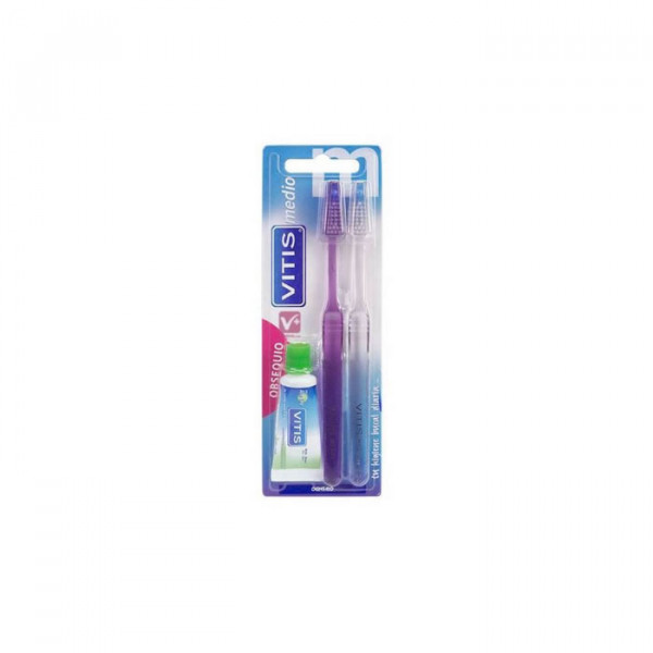 Vitis Duplo Medium Brush Anticaries 15ml