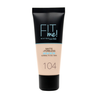 Maybelline Fit Me Matte Poreless Foundation 104 Soft Ivory 30ml