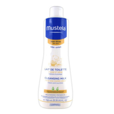 Mustela Lait De Toilette Peau Sèche 750ml Mustela Lait De Toilette Peau Sèche 750ml