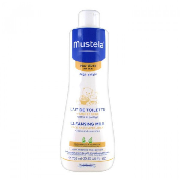 Mustela Lait De Toilette Peau Sèche 750ml