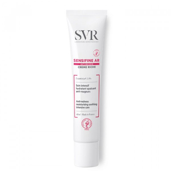 Svr Sensifine Ar Crème Riche Soin Intensif Hydratant Apaisant Anti-Rougeurs 40ml