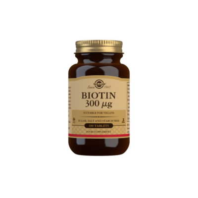 Solgar Biotin 300 µg Tablets Pack of 100