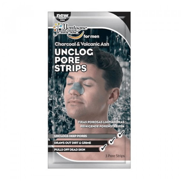 Montagne Jeunesse Charcoal Volcanic Ash Unclog Pore Strips 3 Units