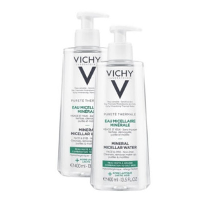 Vichy Eau Micellaire Pour Peaux Normales/Mixtes 2x400ml