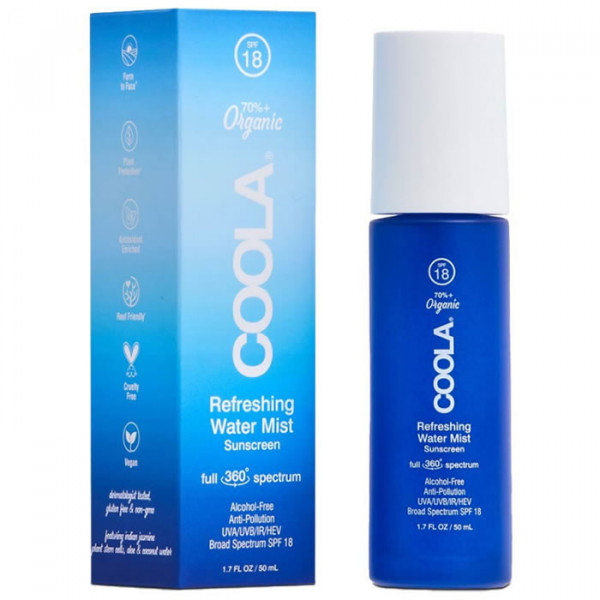 Coola Full Spectrum 360° Refreshing Water Mist Organic Face Sunscreen Spf18 50ml