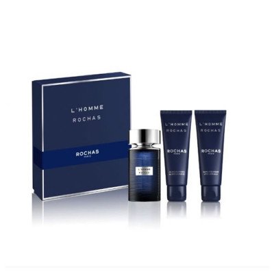 Rochas L'Homme De Rochas Eau De Toilette Vaporisateur 100ml Coffret 3 Produits