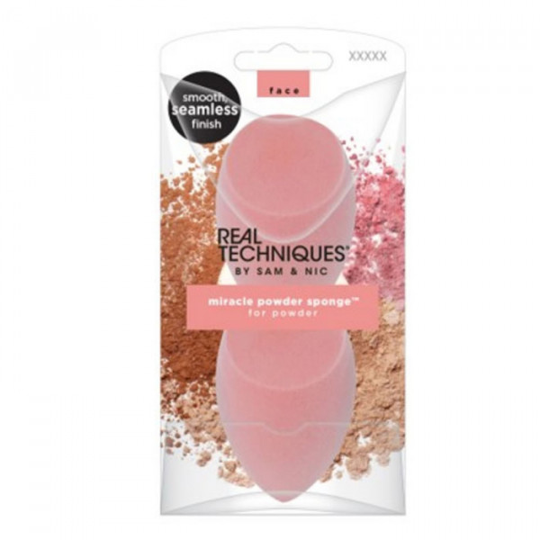 Real Techniques Miracle Powder Sponge Coffret 2 Produits
