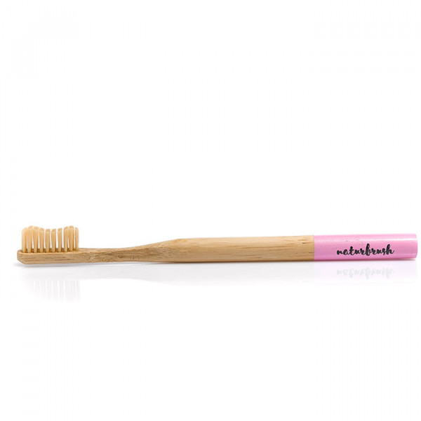 Naturbrush Adult Toothbrush Pink